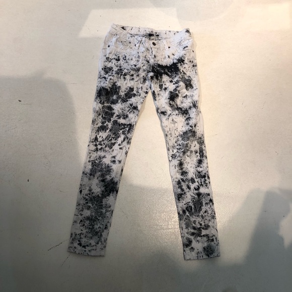 LF Denim - Carmar LF Black and grey acid jeans